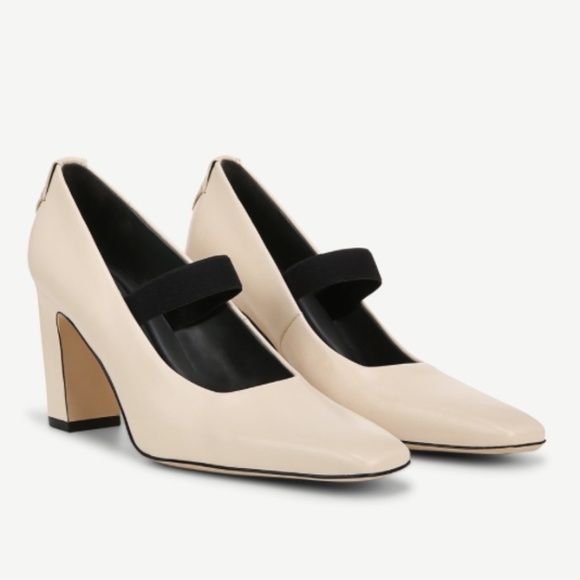 Franco Sarto Flexa Bria Mary Jane Vanilla White Leather - Picture 1 of 8